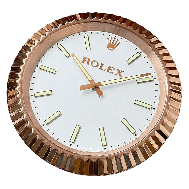 Horloge Murale de Luxe Datejust en Or Rose