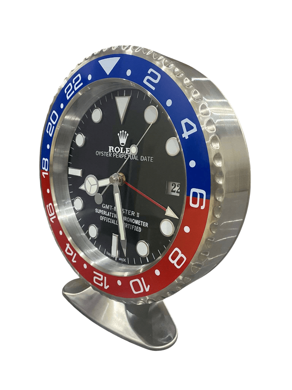 Horloge de Bureau Rolex GMT-Master II Pepsi 🕰️🔵🔴 - Passeport Cases