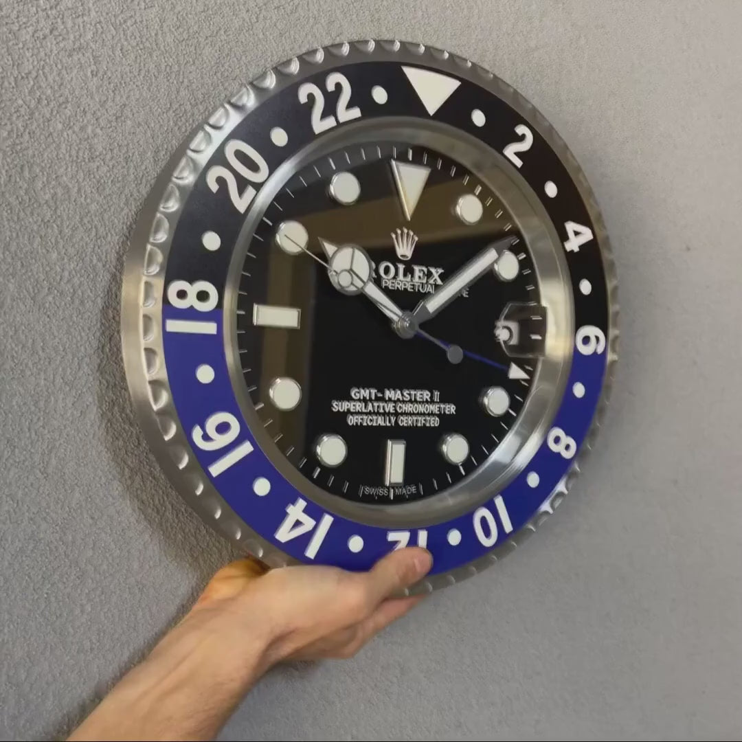 Horloge Murale "Batman" - GMT-Master II Style