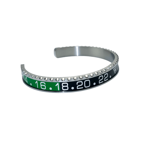 Bracelet inspiré Rolex GMT Master II Sprite – Vert & Noir - Passeport Cases