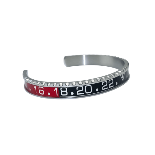 Bracelet inspiré Rolex GMT Master II Coca – Rouge & Noir - Passeport Cases